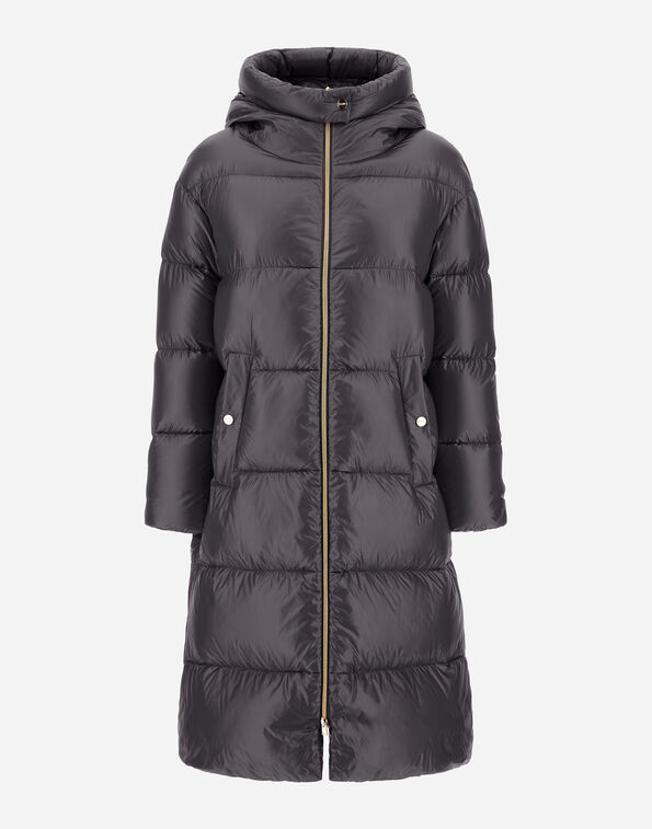 Herno PARKA IN NYLON ULTRALIGHT Iron PI001519D12017Z9487