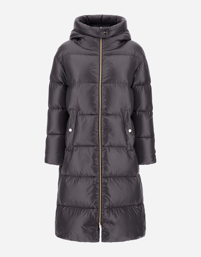 Herno PARKA IN NYLON ULTRALIGHT Iron PI001519D12017Z9487