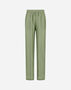 Herno TROUSERS IN ICONIC PRINT SILK Light Green PT000127D16009P7109