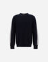 Herno RESORT SWEATER IN CARDED PURE WOOL Navy Blue MG00037UR702209200