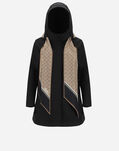 Herno DELON A-SHAPE WITH FOULARD Black GC0302D132189300