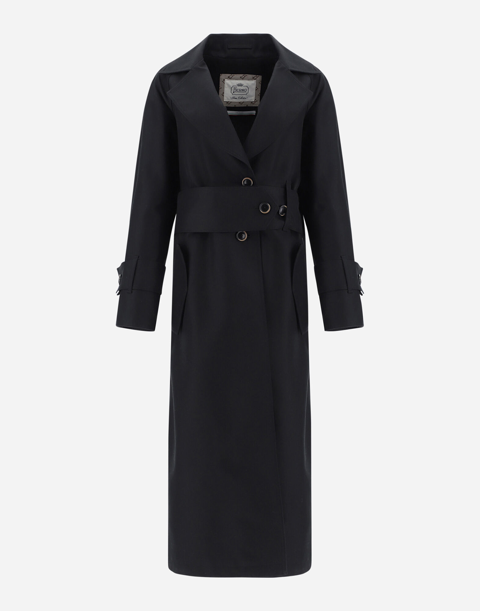 Herno TRENCH BAXTER LUNGO Nero
