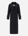 Herno BAXTER LONG TRENCH COAT Black IM000153D131589300