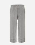 Herno RESORT TROUSERS IN NEW LINO Grey PT00017DR17105Z1985
