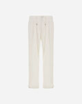 Herno RESORT TROUSERS IN LIGHT NYLON STRETCH White PT00002UR12431SZ1000