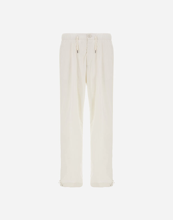 Herno RESORT TROUSERS IN LIGHT NYLON STRETCH White PT00002UR12431SZ1000