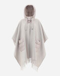 Herno RESORT EASY WOOL & NYLON ULTRALIGHT PONCHO Ice GC00048DR333641310