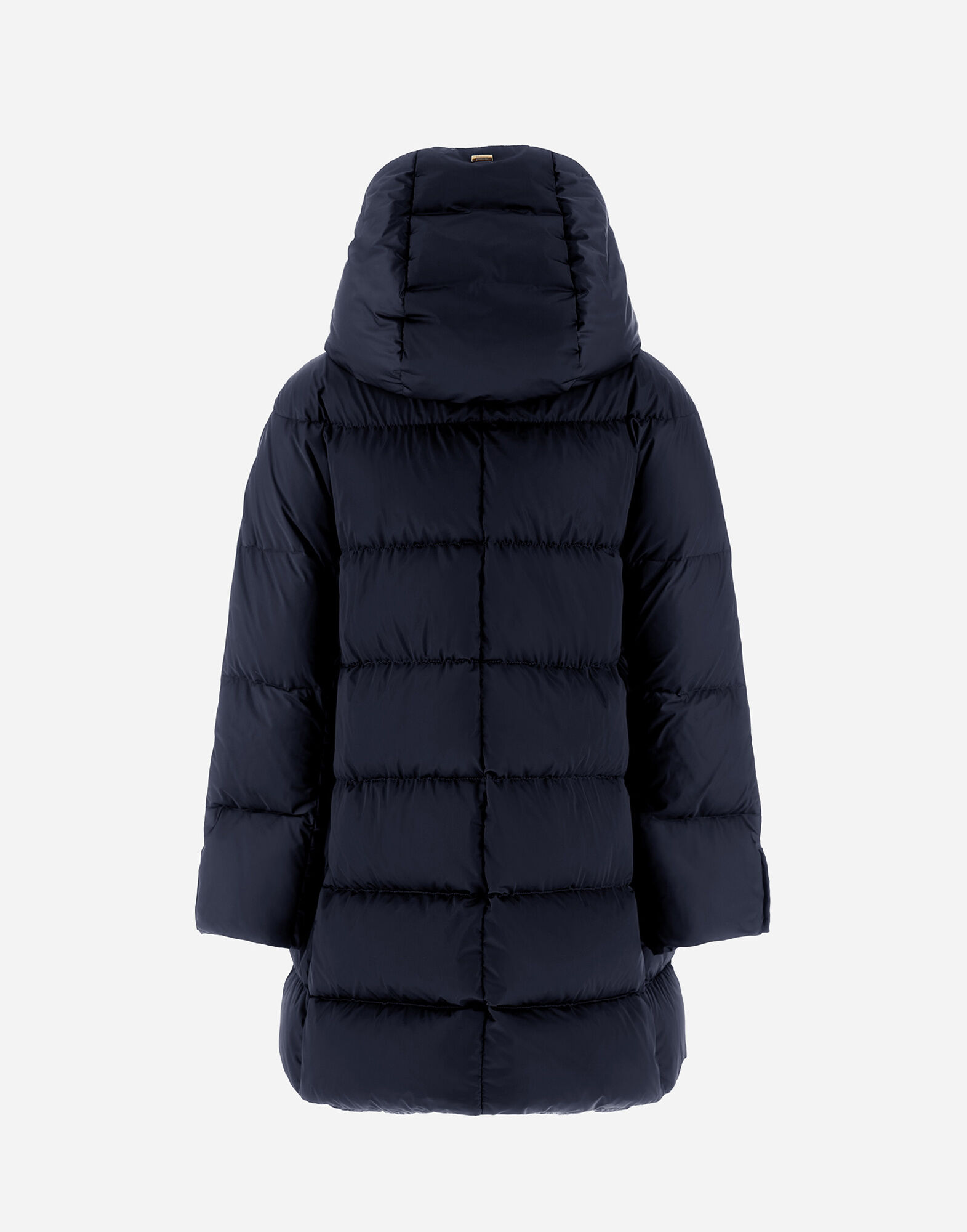 レディース サテンAラインコート ニューブルー | Herno® (ヘルノ)