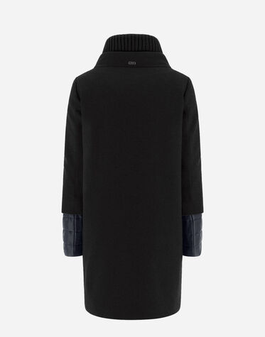 レディース CAPPOTTO CASHMERE COLLO MAGLIA HD ブラック | Herno 