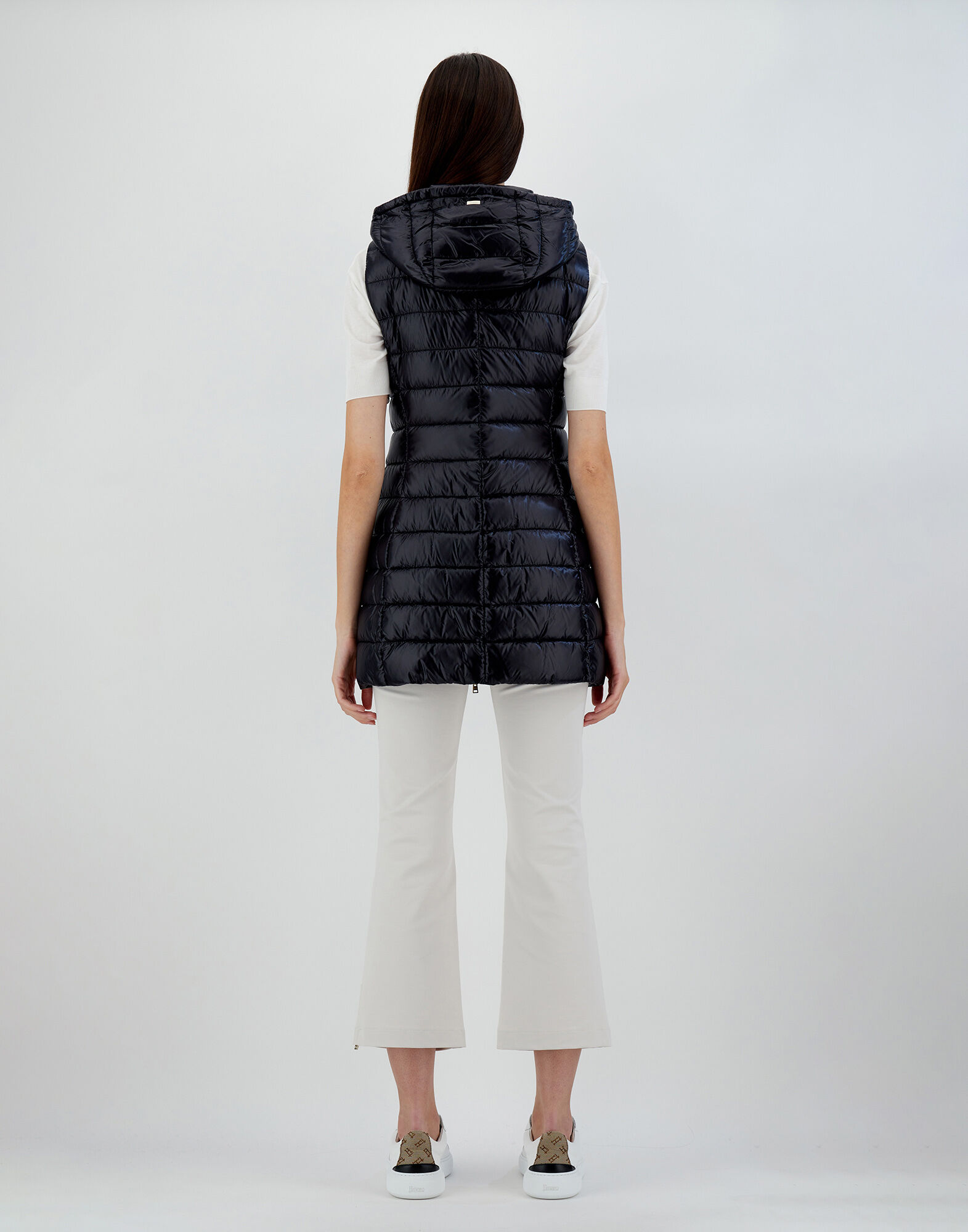 【HERNO】SERENA DOWN VEST Herno Serena Hooded Shell Puffer Vest | Saks Fifth Avenue