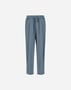 Herno RESORT TROUSERS IN ENVERS SATIN Midnight Teal PT00038DR127279123