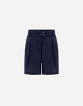 Herno LIGHT COTTON STRETCH SHORTS Blu Navy PT000035D13164Z9200