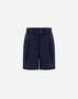 Herno LIGHT COTTON STRETCH SHORTS Blu Navy PT000035D13164Z9200