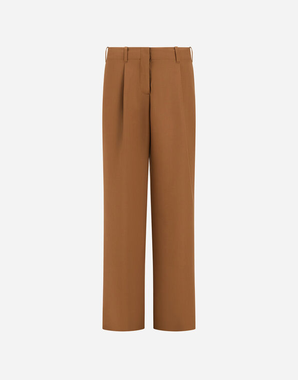 Herno FLANNEL TOUCH TROUSERS Camel PT000270D126402157