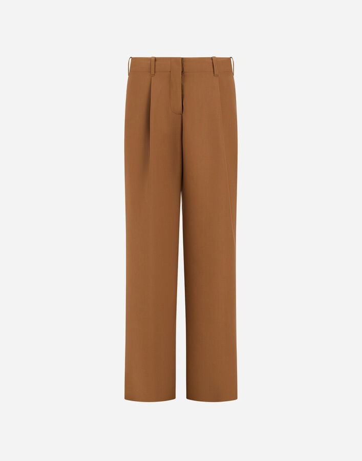 Herno PANTALONES DE FLANNEL TOUCH Camel PT000270D126402157