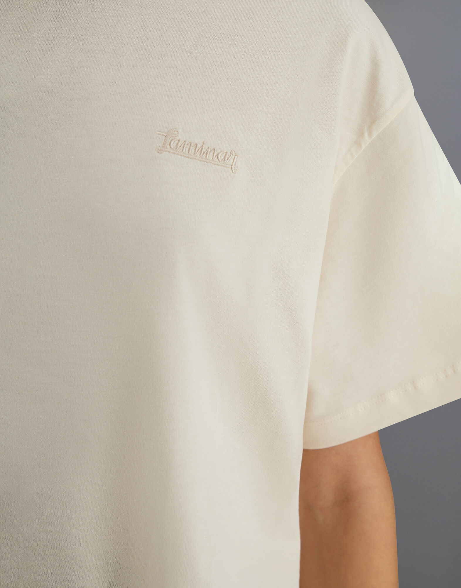 ラミナー コンパクトジャージー Tシャツ アイボリー | Herno® (ヘルノ)