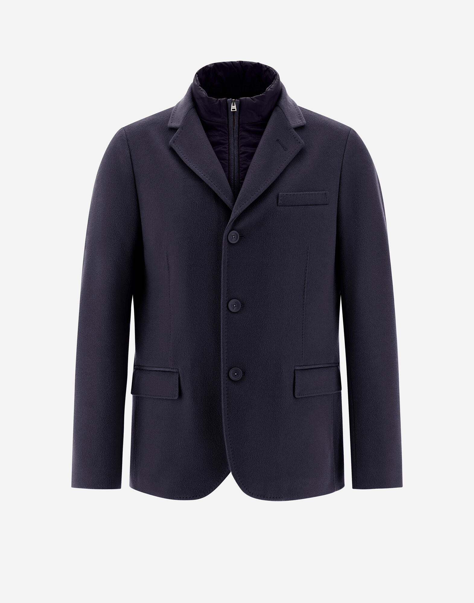 BLAZER IN NEW CASHMERE AND NYLON ULTRALIGHT in Navy Blue for Men Herno