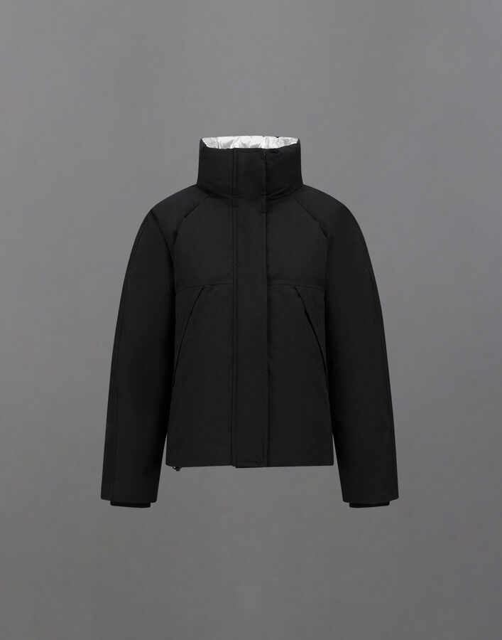 LAMINAR JACKET IN CRINKLE METALLIC Herno Herno LAMINAR JACKET IN CRINKLE METALLIC Black PI00391DL128399300