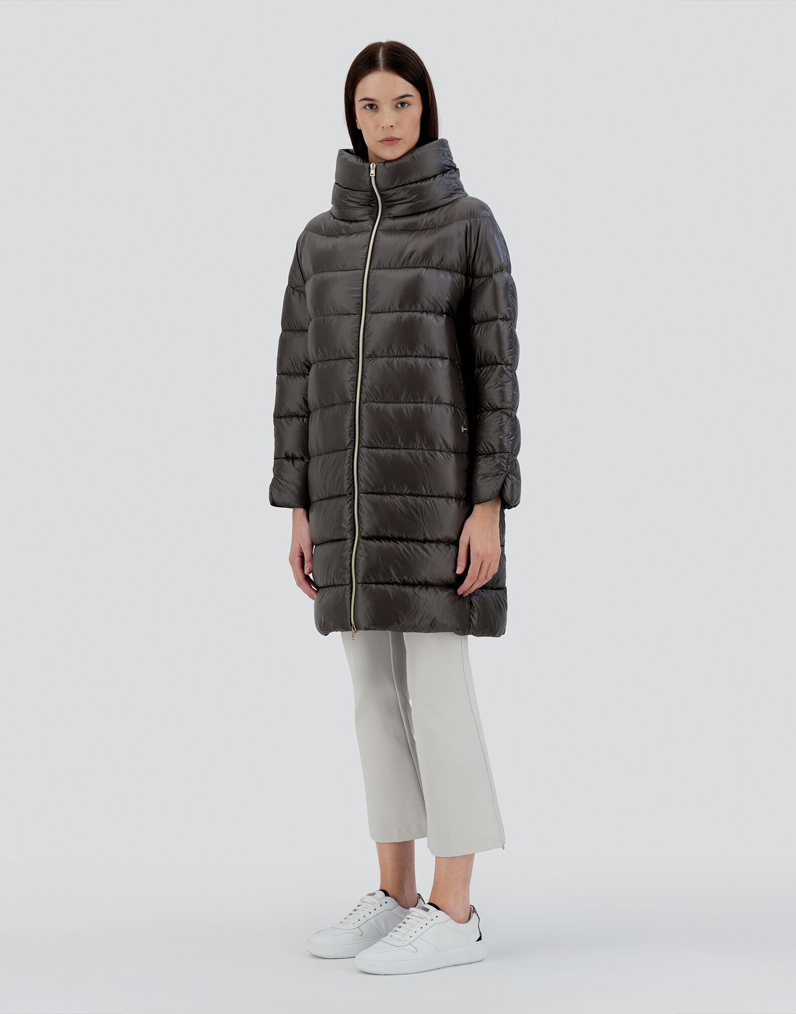 Herno grey coat sale