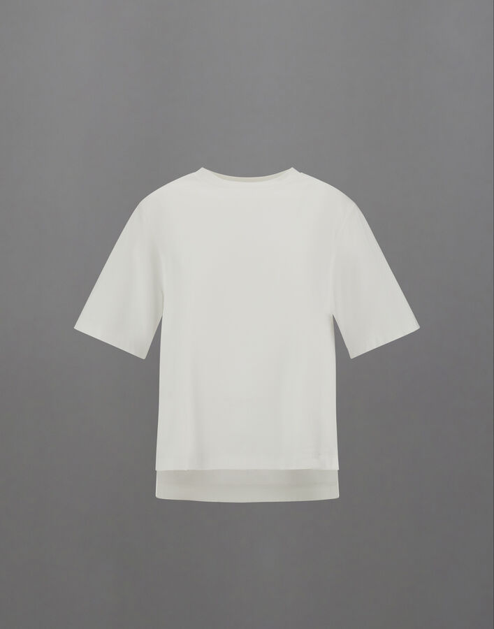 Herno LAMINAR T-SHIRT IN LIGHT MERCERISED COTTON White JG00062DL521321000