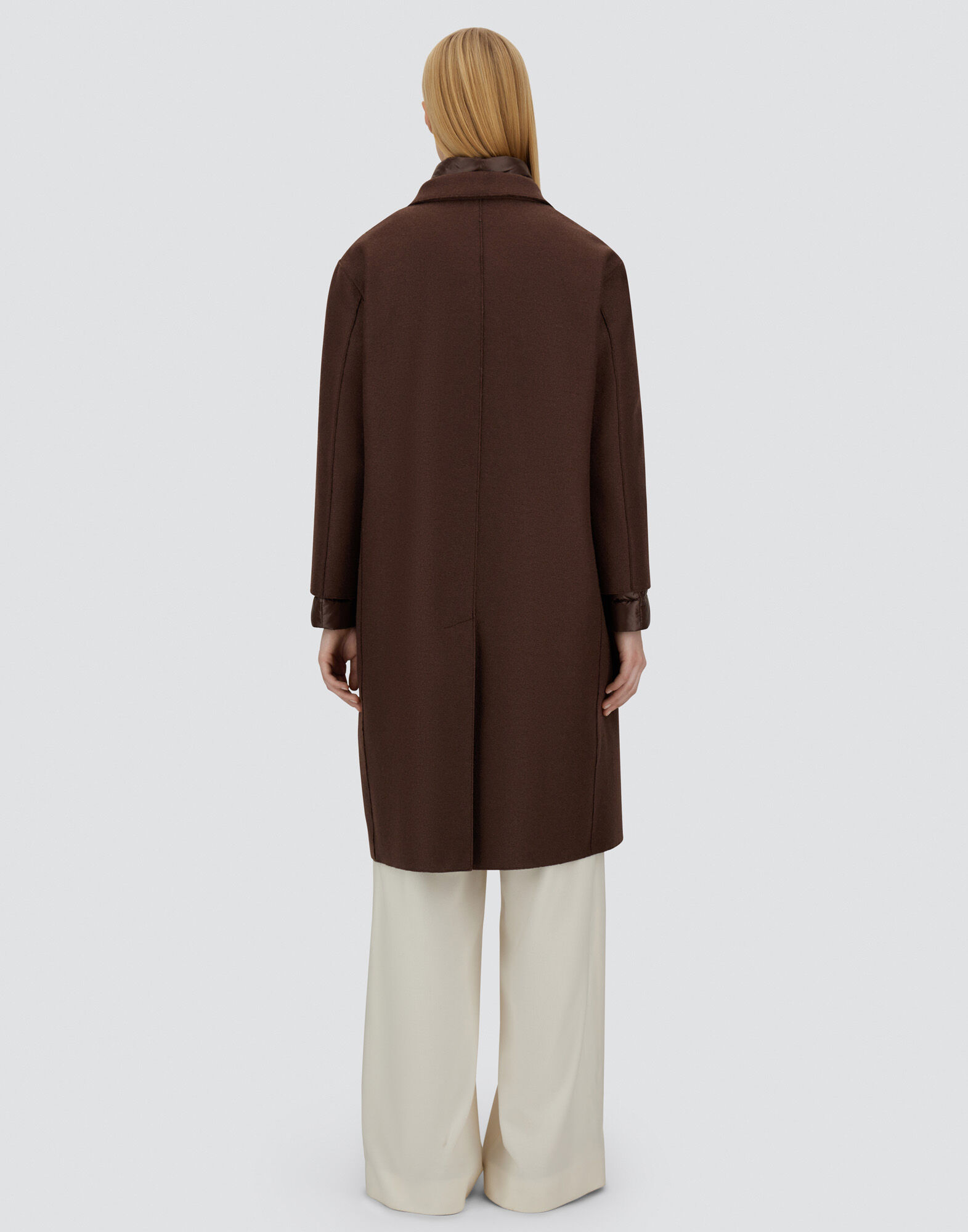 レディース リゾート フェルトウール&ナイロンウルトラライト コート