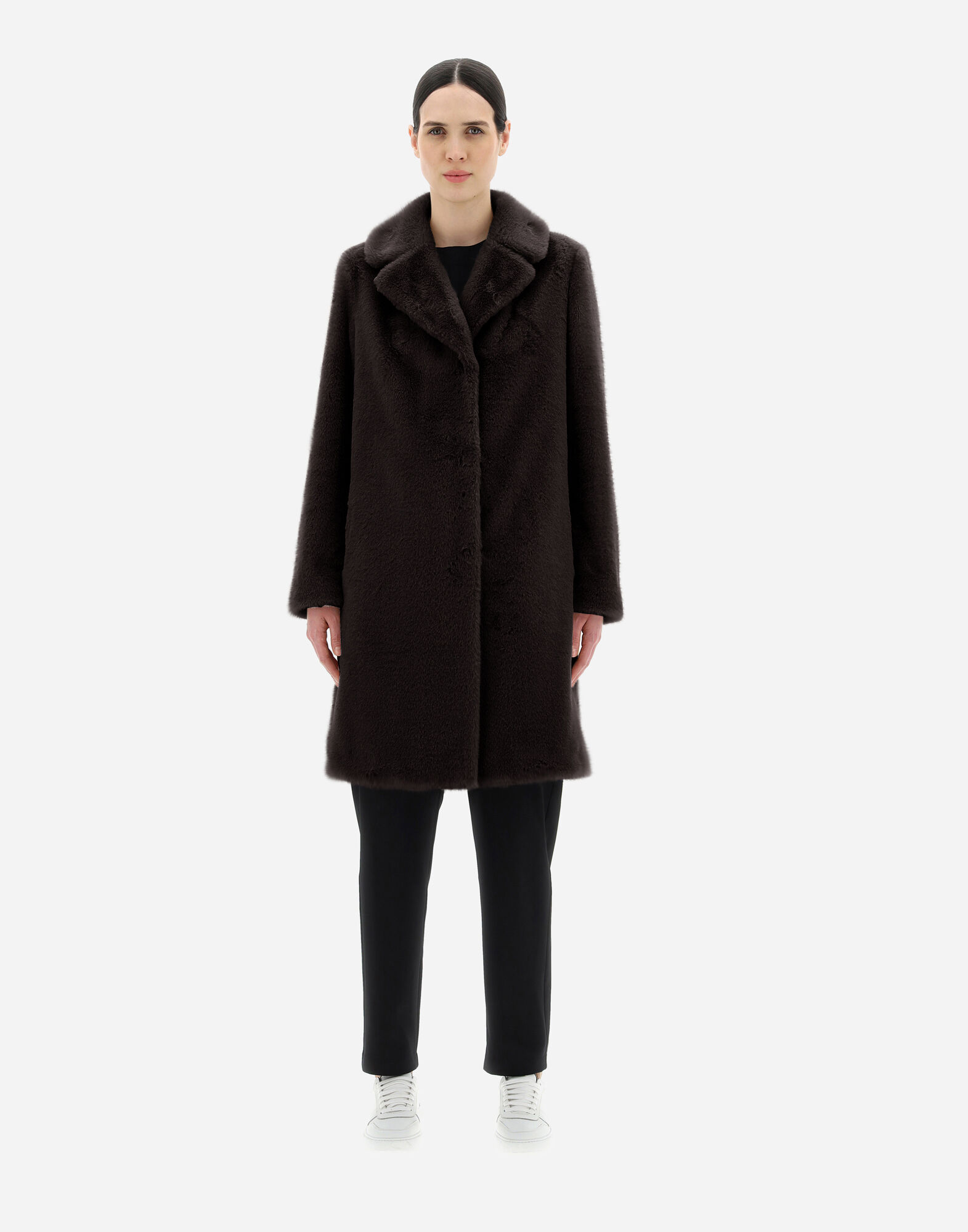 SOFT FAUX FUR コート ブラウン | Herno® (ヘルノ)