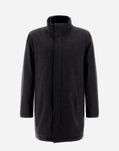 Herno WOOL TWEED CARCOAT Grey IM000342U334269480