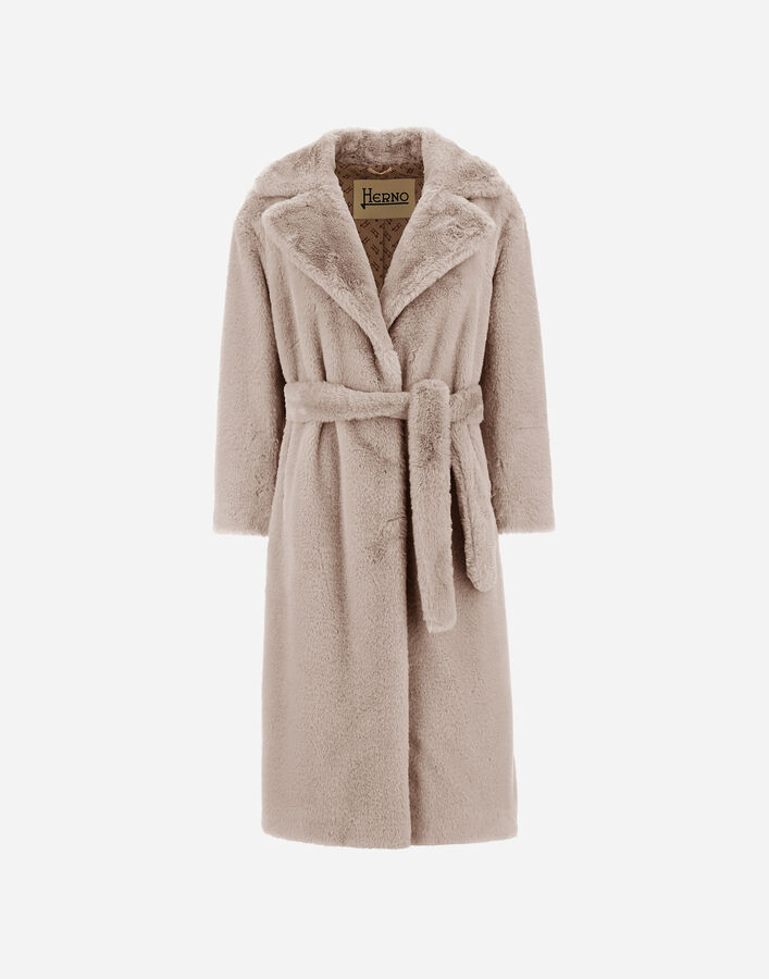 Herno COAT IN SOFT ALTERNATIVE FUR Chantilly CA000586D124221985