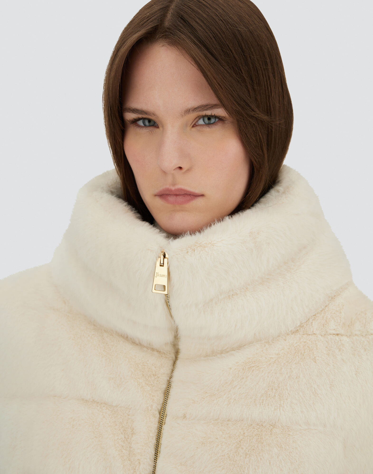 レディース CAPPA IN LADY ALTERNATIVE FUR ホワイト | Herno