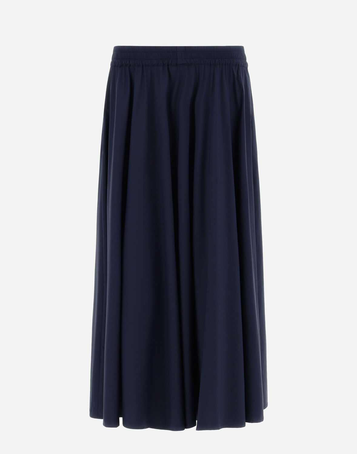 Shop Herno Skirt In Light Nylon Stretch In Blue