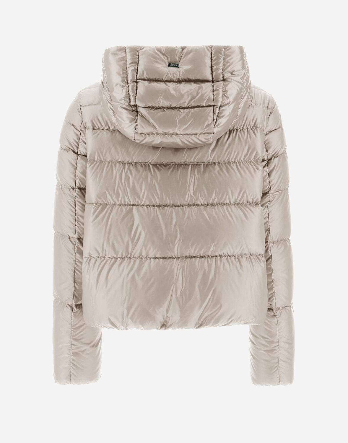 Herno Padded And Quilted Down Jacket In Chantilly