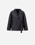 Herno JACKET IN NYLON ULTRALIGHT, MATT NYLON AND SEQUIN MESH Black GI000315D12017Z9300