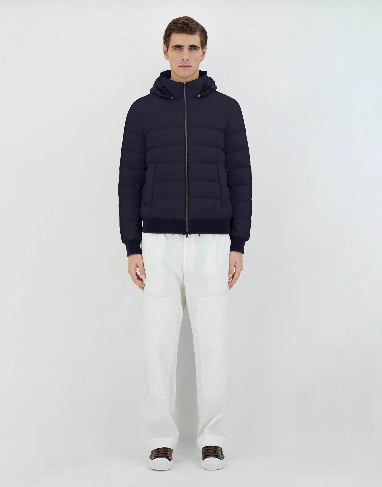 GIUBBOTTO HERNO UOMO MAIN in New Blue for Men | Herno®
