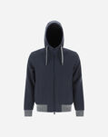 Herno RESORT BRUNALE BOMBER JACKET Blue Resort GI008UR333109209
