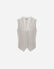 Herno FLAWLESS WOVEN VEST Cream GI000291D127181213