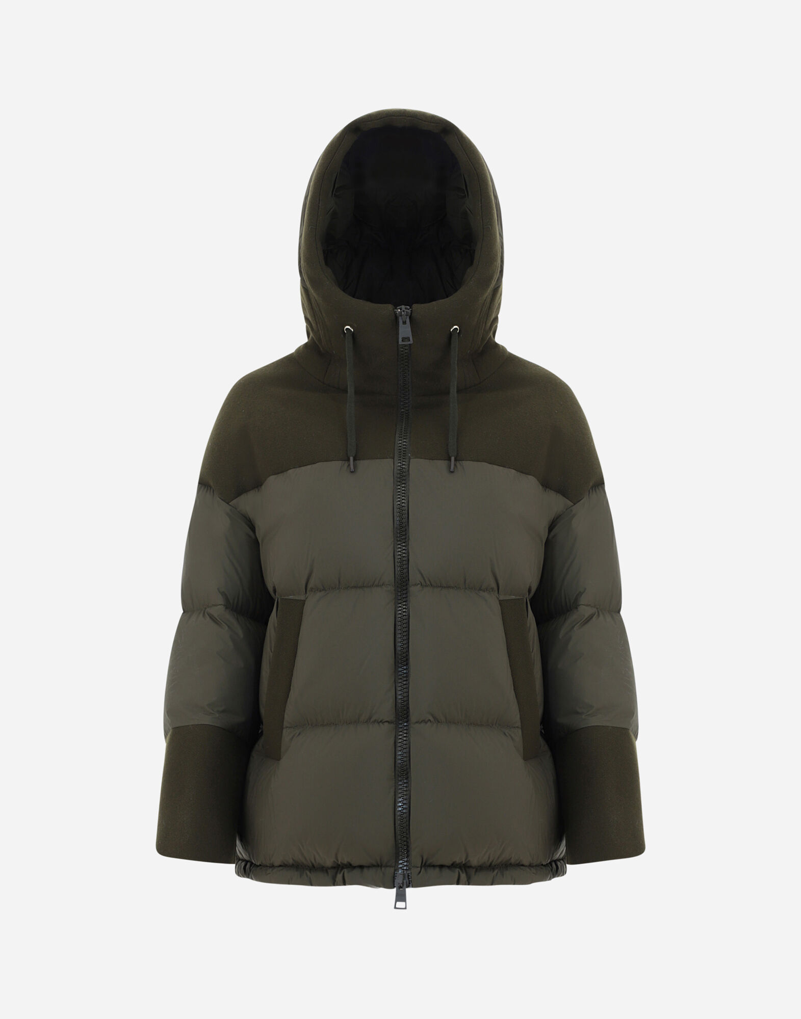 DIAGONAL WOOL AND ECOAGE JACKET in 