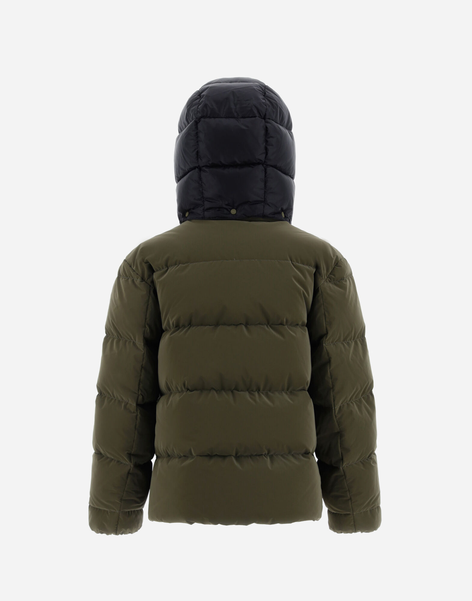 BOMBER JACKET IN IGLOO AND NYLON ULTRALIGHT in Military for