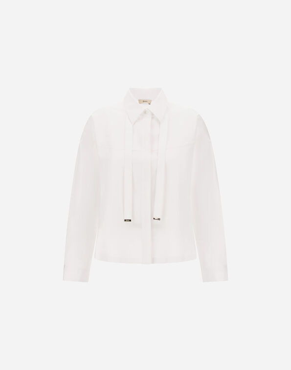 Herno COTTON POPLIN SHIRT White CM000067D133431000