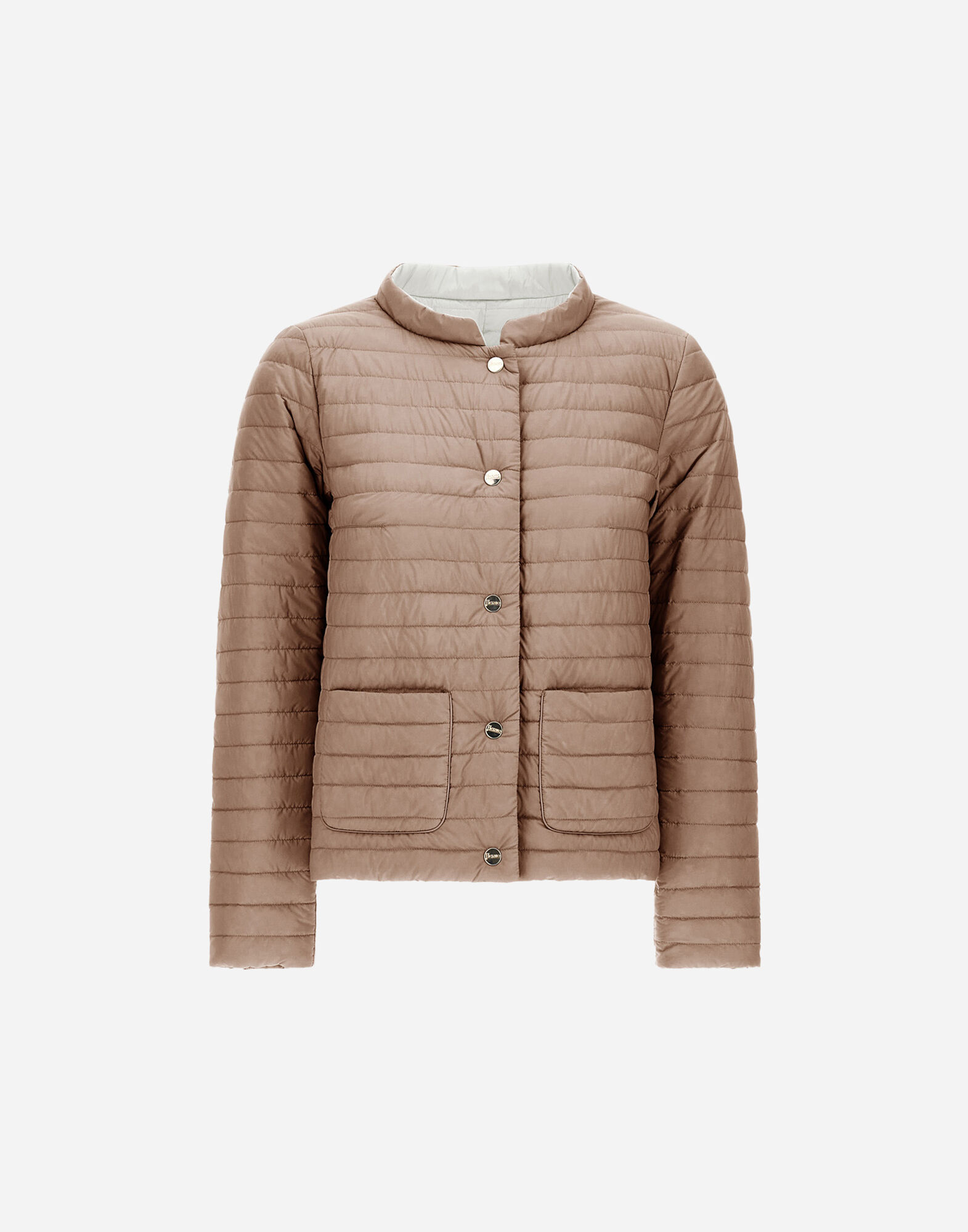 REVERSIBLE JACKET IN ECOAGE AND NYLON ULTRALIGHT in White