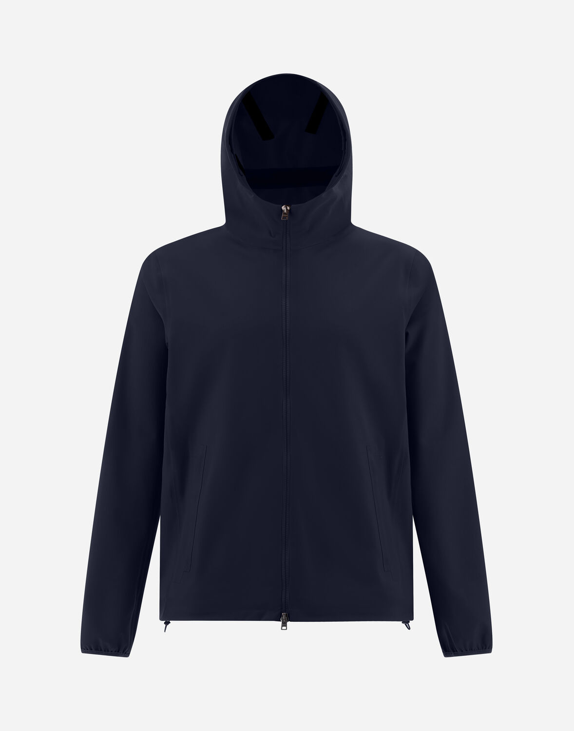 Herno Gore Tex Paclite Navy Blue Two Way Zip Jacket