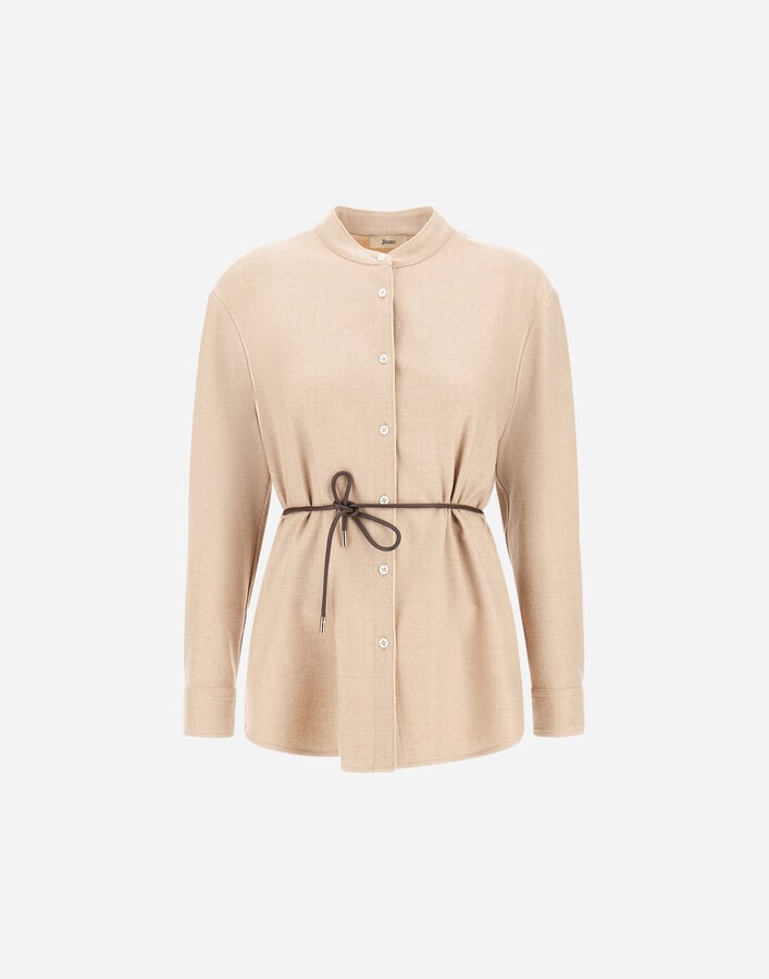 SHIRT IN BI-STRETCH LUREX WOOL Herno Herno SHIRT IN BI-STRETCH LUREX WOOL Chantilly CM000024D334671985