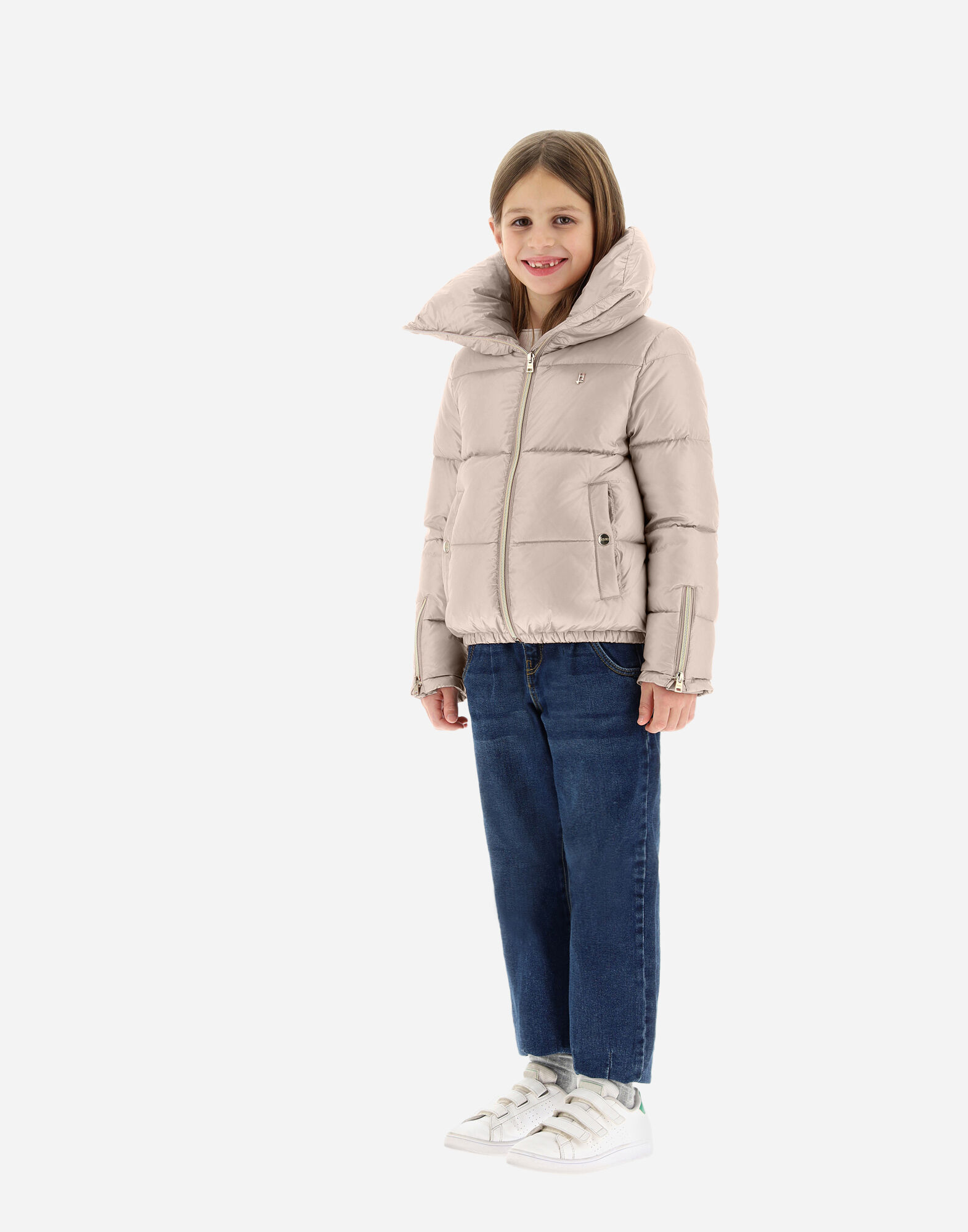 BOMBER JACKET IN NYLON ULTRALIGHT in Chantilly for Girls Herno