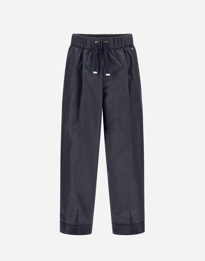 Herno NO - NEW TECHNO TAFFETA TROUSERS Blue PT000099D12483Z9202