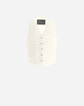 Herno NUAGE WAISTCOAT Milk PC0039U192881008