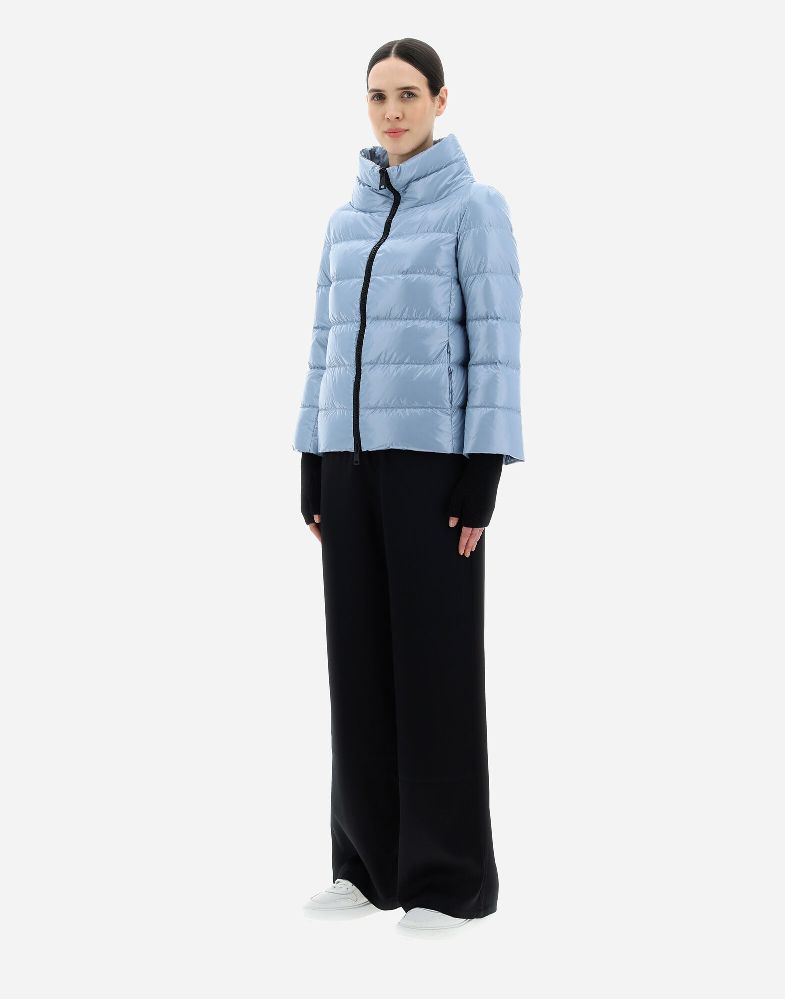Herno gloss cape best sale down coat