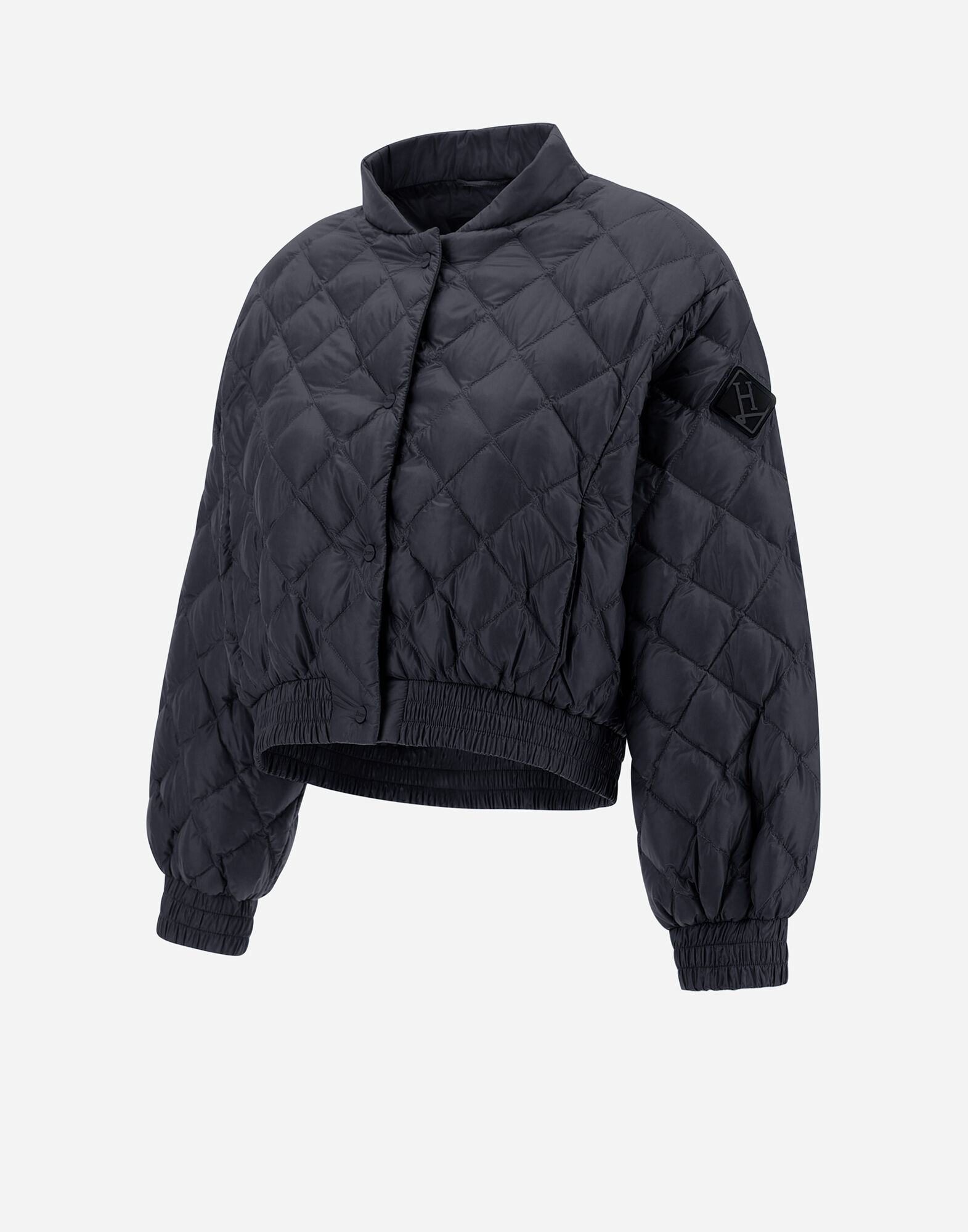 ジャケット HERNO ULTRALIGHT NYLON BOMBER NYLON ULTRALIGHT AND EASY WOOL BOMBER JACKET in Black for