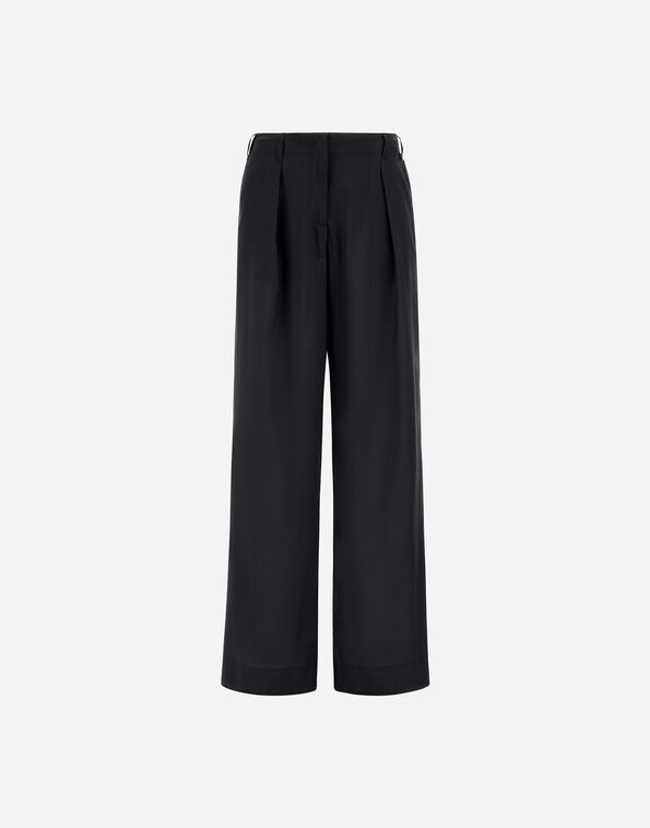 Herno TROUSERS IN TROPICAL WOOL Black PT000253D334879300