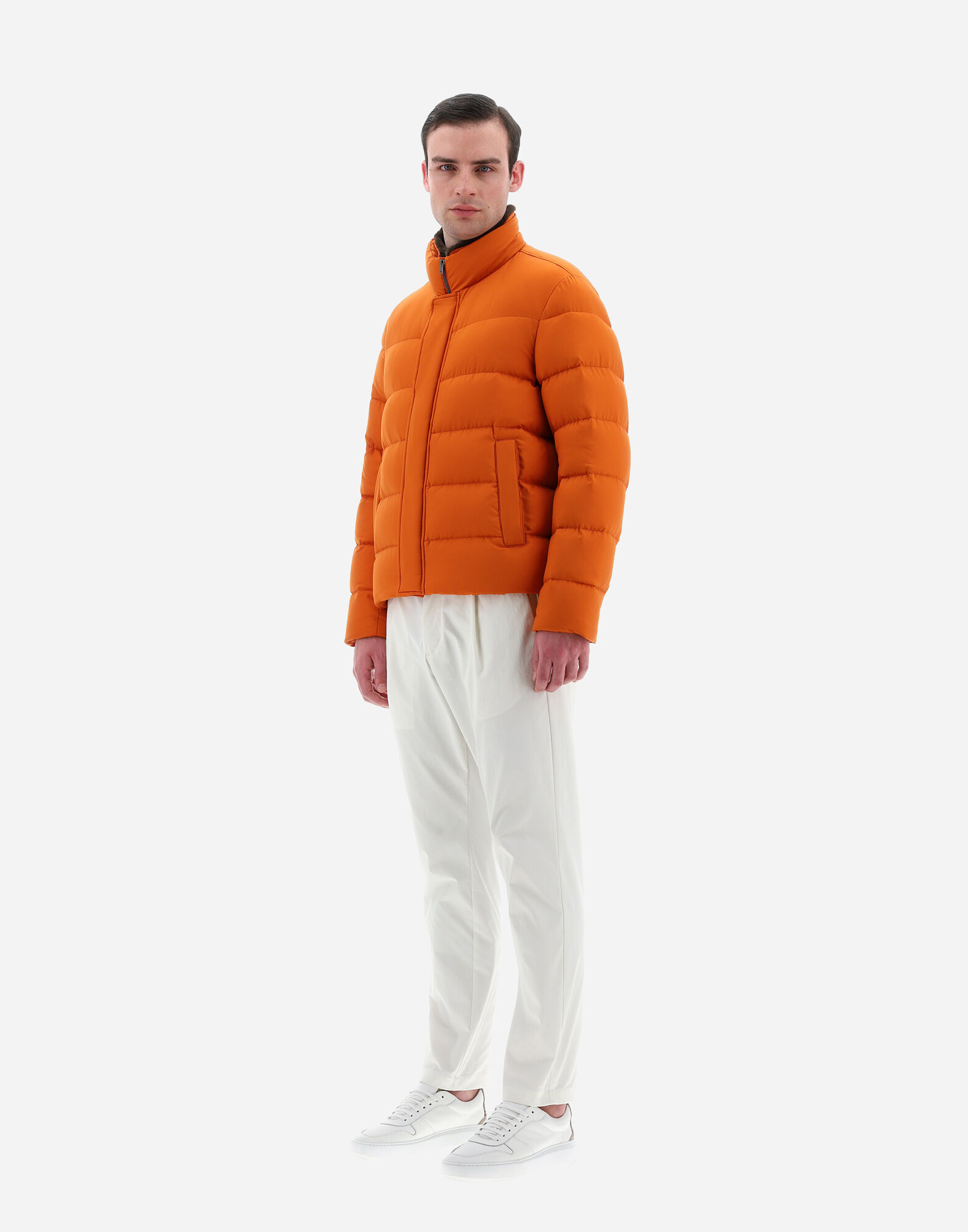 Herno orange jacket best sale
