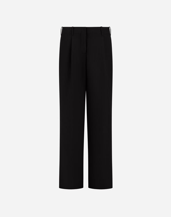 Herno FLANNEL TOUCH TROUSERS Black PT000270D126409300