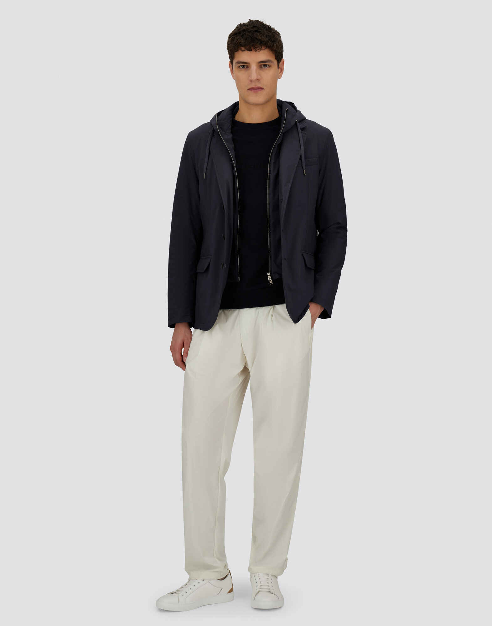 メンズ リゾート ストレッチ コンフォート ナイロン ジャケット